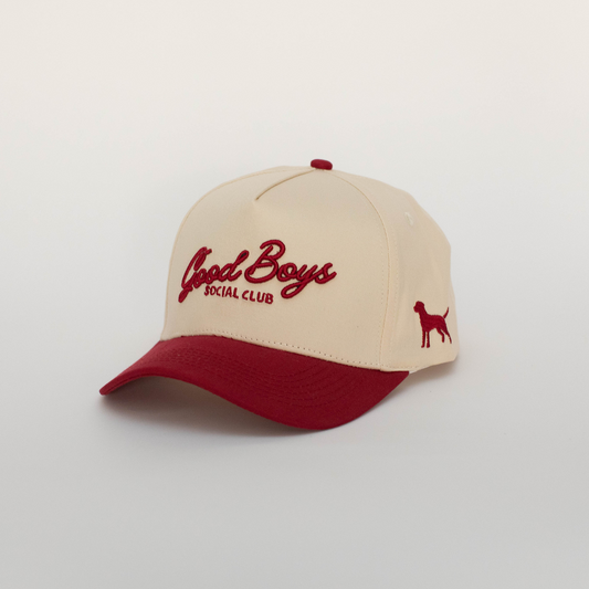 The Good Boy Hat | Crimson